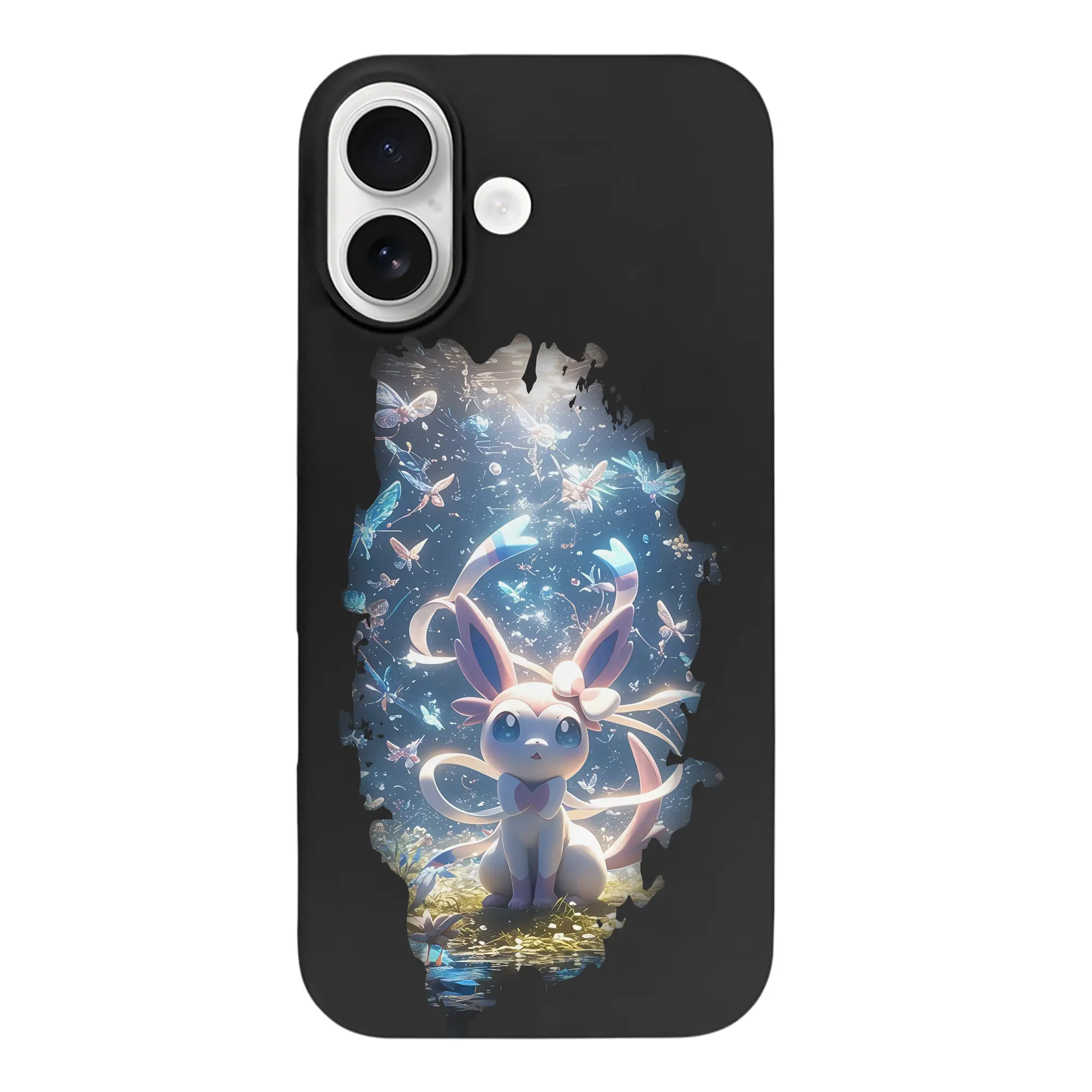 ポケモン グッズ,ニンフィア - iPhone 17 シリーズ シリコンケース 薄型 耐衝撃 指紋防止 ソフトタッチカバー 精密フィット 傷防止 保護ケース iPhone 17/17 Air/17 Pro/17 Pro Max 対応